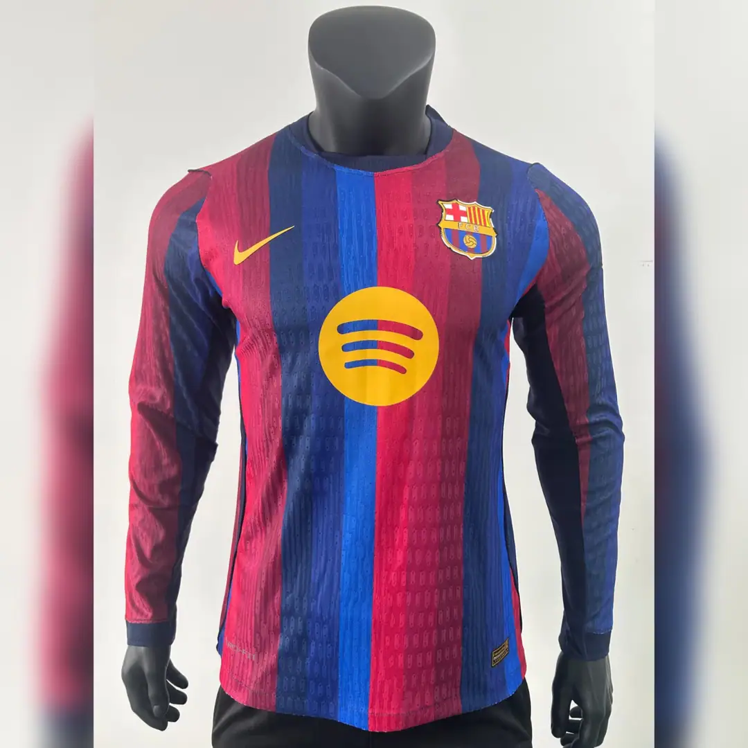 Barcelona Home Kit 2026/27 — Player Edition Full Sleeve, front